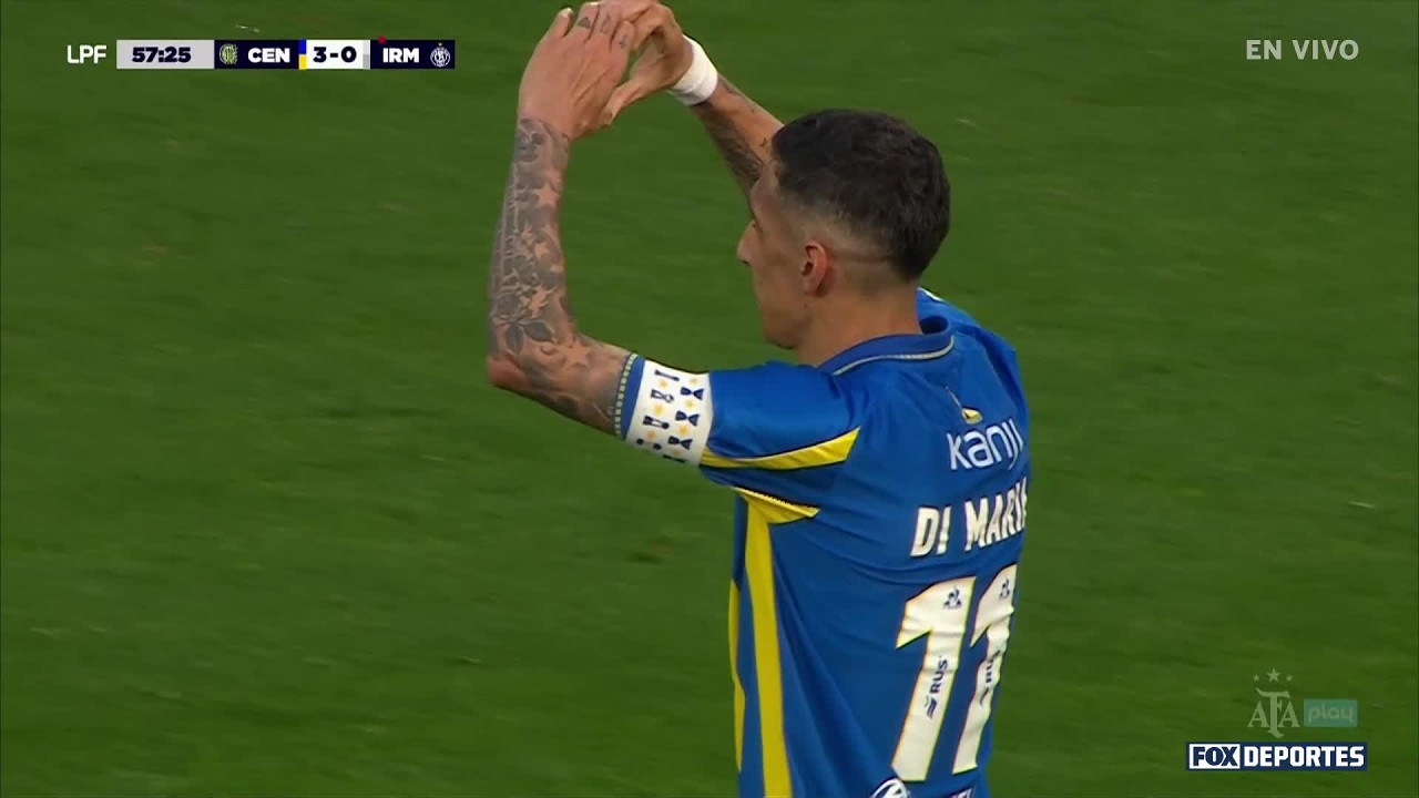 DOBLETE DE ÁNGEL DI MARÍA | Rosario Central 3-0 Independiente Rivadavia | Jornada 12 | Argentina