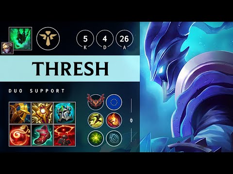 Thresh Support vs Nautilus - EUW Grandmaster Patch 25.06