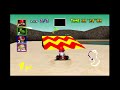 Mario Kart 64 N64 03 Mushroom Cup Koopa Troopa Beach 50cc 1st Place