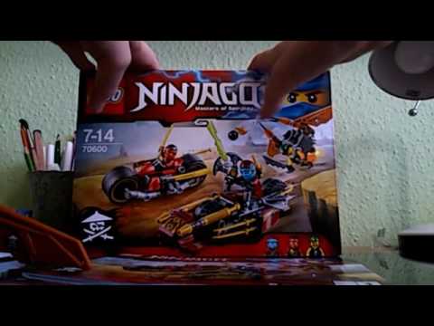 Обзор на набор Лего Ниндзяго 70600 погоня на мотоциклах