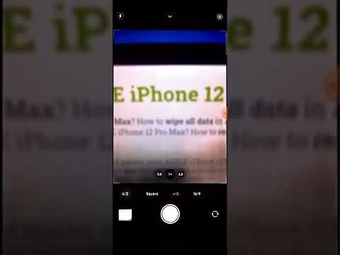 what is the aspect ratio of a full frame camera in iphone