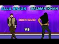 Seeti Maar Song Spoof Salman Khan Vs Allu Arjun Funny 2d Animation Radhe Song Spoof