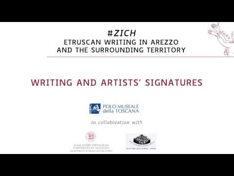 7. Writing and artists’ signatures