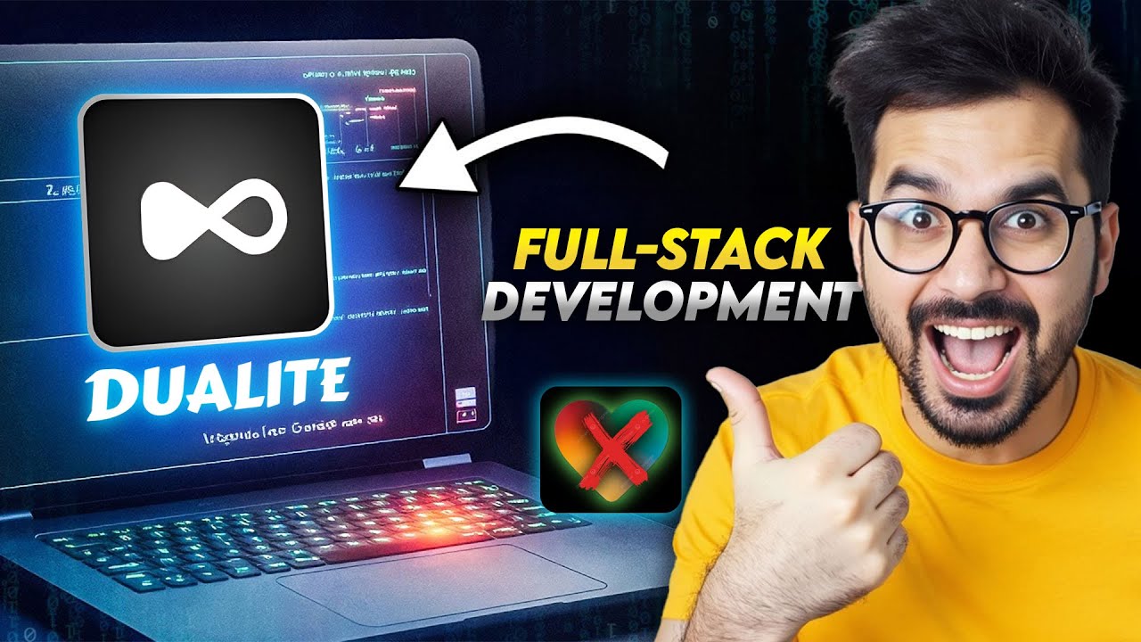 Build Full Stack Apps With ZERO Code using DUALITE! (Bolt.new & Lovable AI Alternative)
