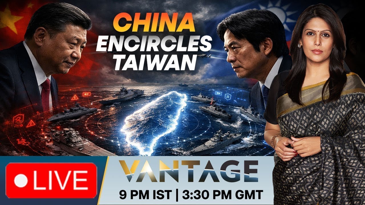 LIVE: China Launches Massive Military Drills Around Taiwan | Vantage with Palki Sharma | N18G
