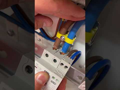 Electrician Effortlessly Builds Up a New Consumer Unit