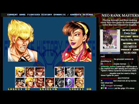 Neo Rank Masters - Fighter's History Dynamite / Karnov's Revenge
