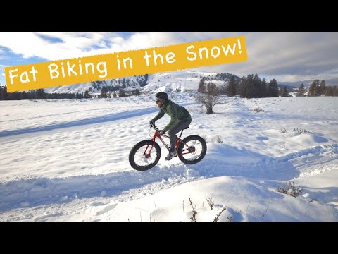 Fat Biking In The Snow for the First Time! Winthrop, WA