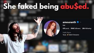 Did Amouranth fake being a victim