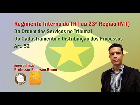 RI TRT (MT) - Art. 52 (Preventative Rapporteurs and Reviewers)