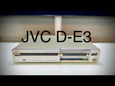 JVC D-E3 stereo cassette deck ...inside...