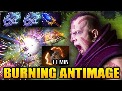 BurNIng [Anti Mage] AM-GOD RETURN CAN'T STOP HIM Dota 2