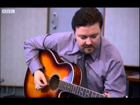 David Brent on Guitar - Free Love Freeway - The Office - BBC