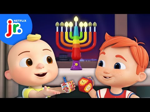 Nico’s Dreidel Dreidel Hanukkah Song 🌟🎶 CoComelon Lane | Netflix Jr