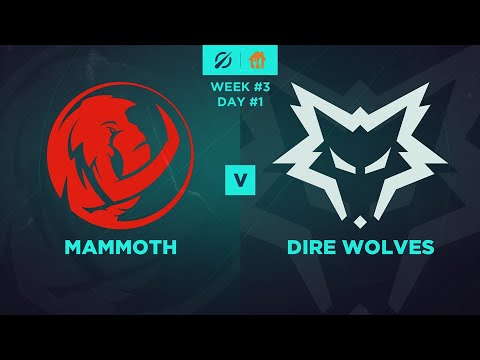 Mammoth vs Dire Wolves | Regular Season Week 3 Day 1 | 2022 LCO Split 1 Delivered by Menulog