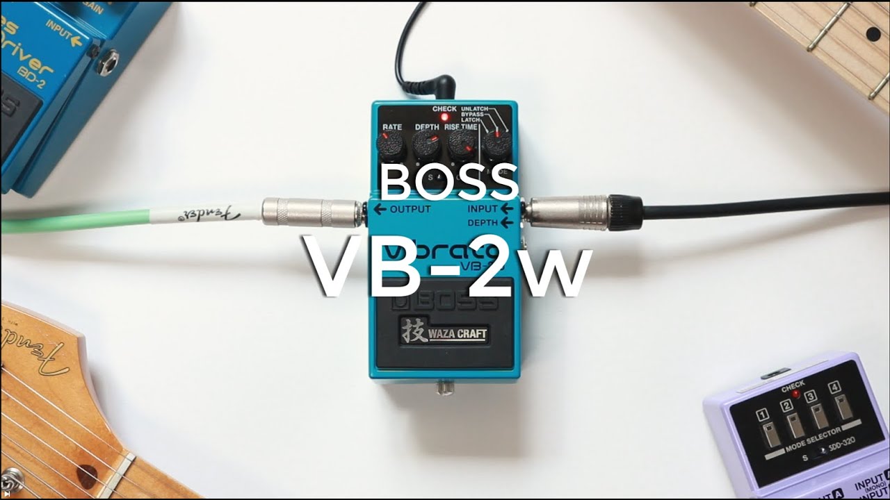 Boss VB-2w Vibrato Waza Craft | Perfect for Shoegaze & Mac DeMarco Tones