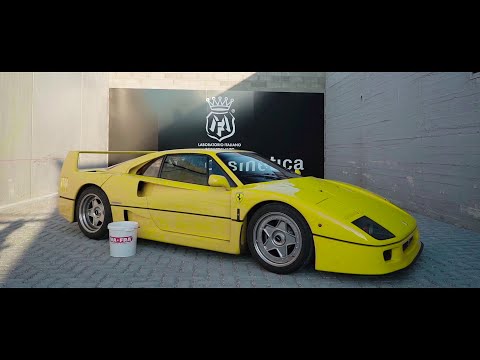 Thumbnail for Exclusive Ferrari F40 Giallo Modena - Full Car Detailing Restoration | Soluvap inc. by Ferrari, Car