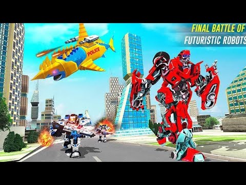 Robot Shark Attack: Transform Robot Shark Games-Part -1/