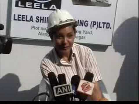 IMO's Alang Visit - Mrs. Donata Rugarabamu