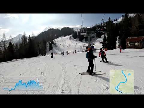 Orange Sella Ronda - Campolongo to Arabba - Skiing in the Italian Dolomites