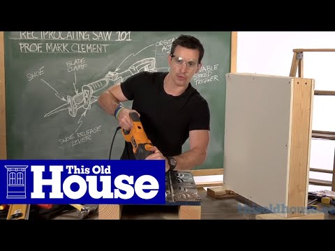 Reciprocating Saw 101: How to Use the Shoe  | Tool School | This Old House