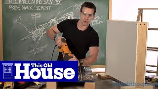 Reciprocating Saw 101: How to Use the Shoe  | Tool School | 