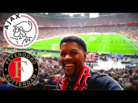 American Experiences Ajax vs Feyenoord Atmosphere! (FIRST Dutch Soccer Match)