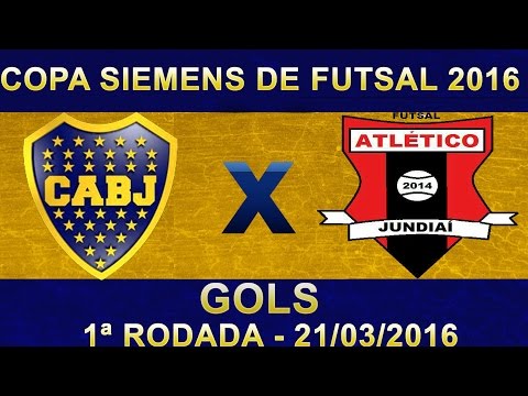 Gols Boca Juniors 5 x 4 Atlético Jundiaí - 1ª Rodada Copa Siemens de Futsal 2016