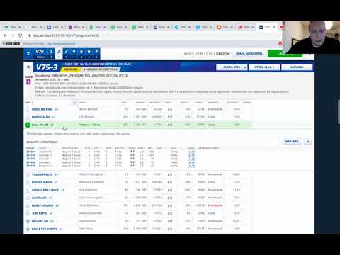 v75 Jägersro 5/9. Svenskt travderby 2021.