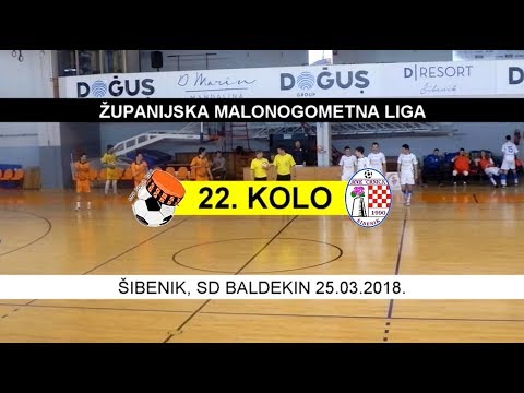 ŽMNL, 22. kolo: ŠIBENIK - CRNICA II, 25.03.2018.