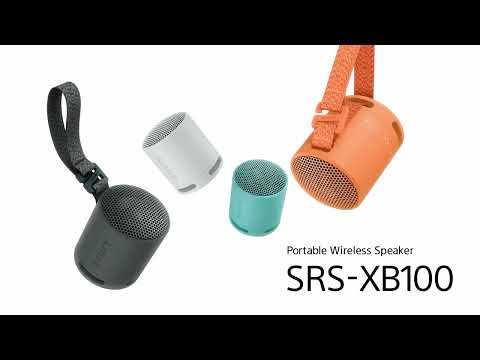 Sony SRS-XB100 - Wireless Bluetooth, Portable, Lightweight, Compact,  Outdoor, Travel Speaker, Durable IP67 Waterproof & Dustproof,16 HR Battery