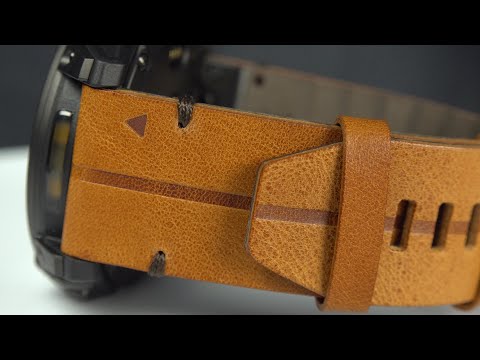 Unboxing Garmin QuickFit Chestnut Leather Watch Band (26mm)