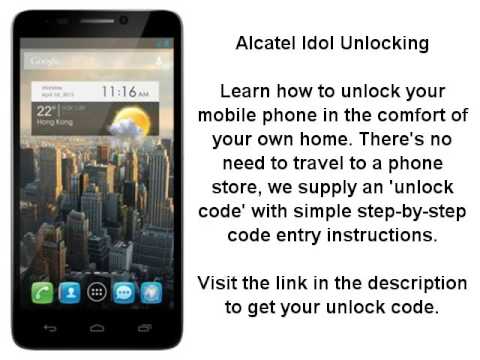 Unlock Alcatel Idol (6030A 6030N 6030X) - SIM ME Lock