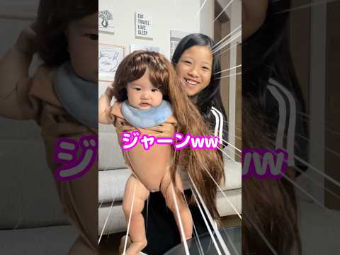 What would dad do if his baby had long hair?! #Shorts #Prank #Prank #Parent and child #7 months o...