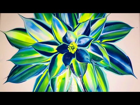 Magical and Stunning Acrylic Pouing Paint- Pre-mixed Pouring Paints #fluidart #acrylicpour