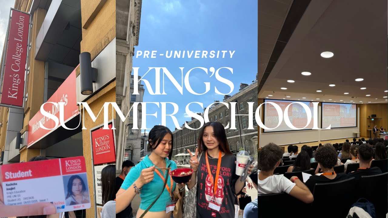 Pre-university Summer School at King's College London 2025 | Banana Vlog