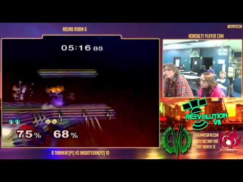 ReEvo8:Thinmint(Peach) vs ImDirtyDan(Sheik)