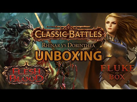 RHINAR vs DORINTHEA - Flesh And Blood Classic Battle Unboxing