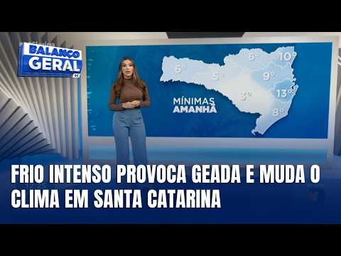Central do Tempo - SC tem geada e temperaturas negativas antes de chegada do calor
