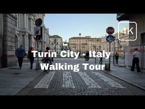 A Walk Around Turin Italy ASMR