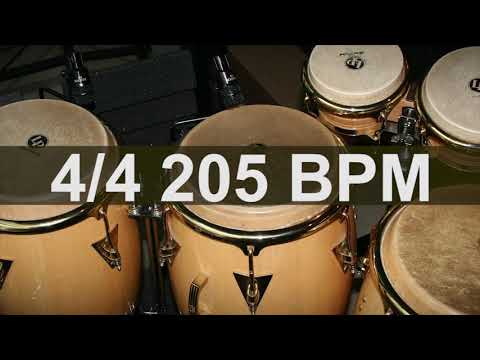 🔴 205 BPM Latin Percusión Metronome