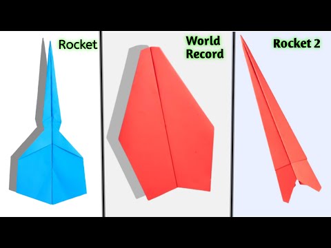 How To Make 3 Different Types Of Paper Airplanes That Fly Far