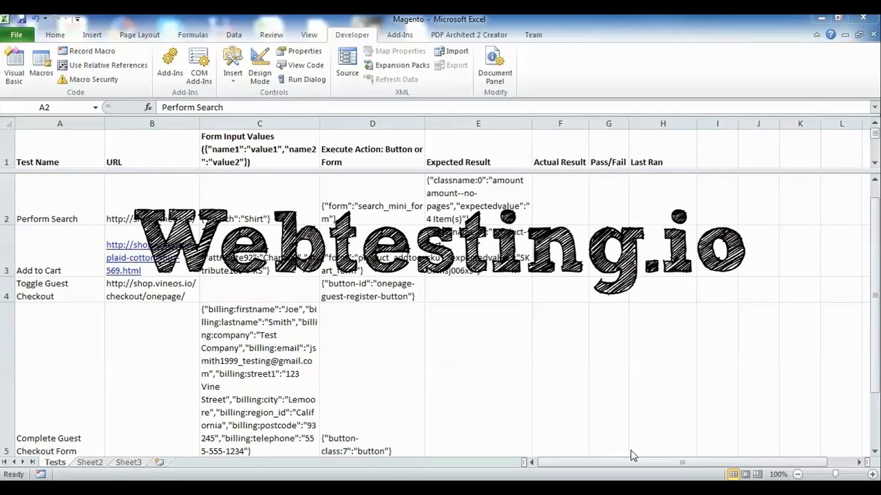 Webtesting.io Introduction