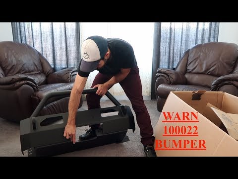 Warn 100022 Toyota 4Runner Winch Bumper Unboxing - S3.6