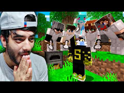 1 VS 5 Speedrunner VS Hunter | Minecraft