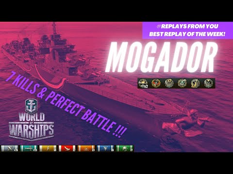 Mogador / 7 Kills Perfect Battle / World Of Warships / Warships World 2021 #wows #worldofwarships