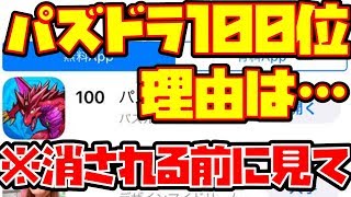 【※削除注意】ランキング100位…王者パズドラがオワドラになった理由5選【超絶引退ラッシュ】