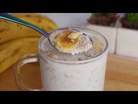 Overnight oats — aveia dormida com frutas vermelhas
