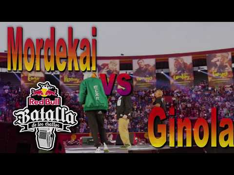 Mordekai vs Ginola - Octavos Red Bull batalla de los Gallos Peru - Lima 2017