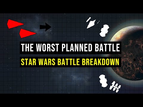 Literally the WORST planned battle in Star Wars History | Battle Breakdown